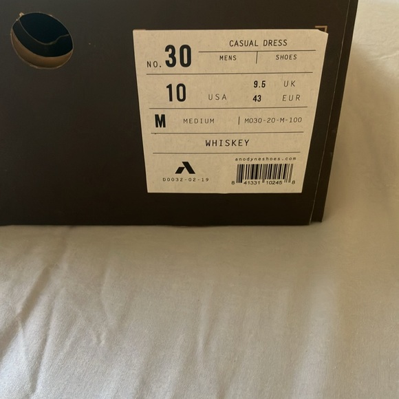 Anodyne Leather Diabetic Shoes men's Size 10 - Picture 9 of 10